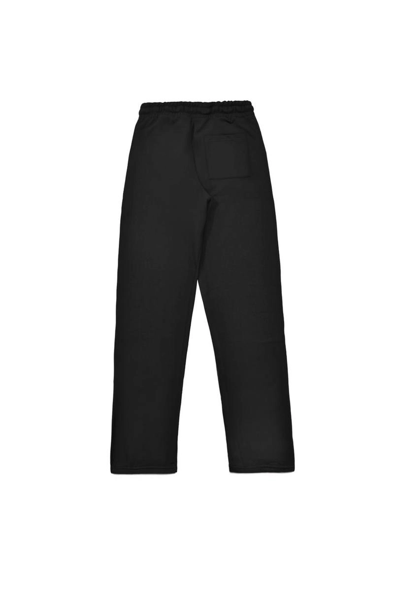 Calça SBA Moletom Corte Reto Masculina Preta