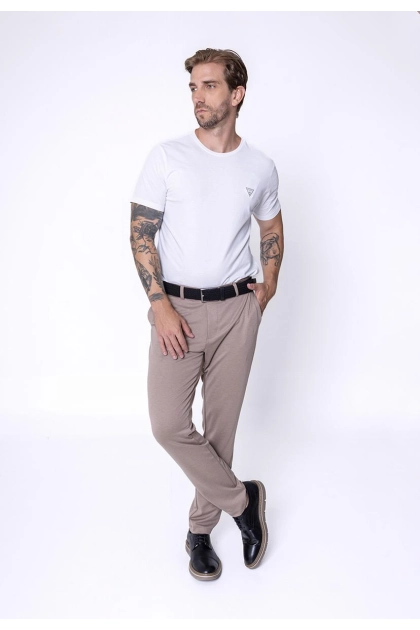 Produto - Calça Soul Alfaiataria Masculina Caqui