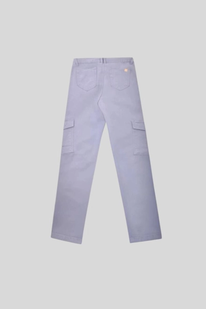 Calça Voox Cargo Sarja Feminina Cinza Produto Calça Voox Cargo Sarja Feminina Cinza