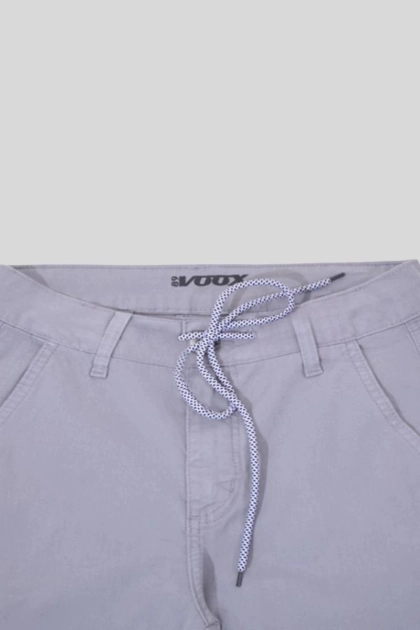 Calça Voox Cargo Sarja Feminina Cinza Produto Calça Voox Cargo Sarja Feminina Cinza