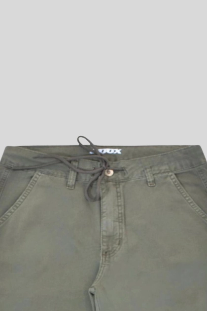 Produto Calça Voox Cargo Sarja Feminina Verde Militar