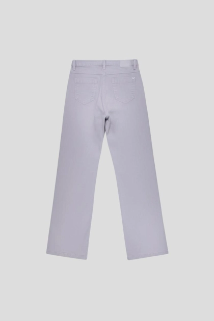 Produto - Calça Voox Sarja Wide Leg Feminina Cinza