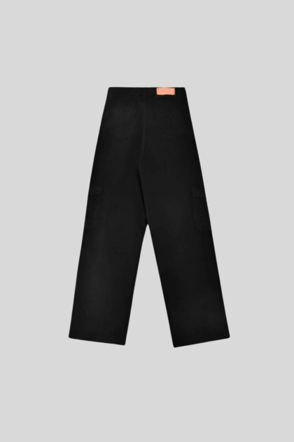 Calça Voox Wide Leg Cargo Feminina Preta Produto Calça Voox Wide Leg Cargo Feminina Preta