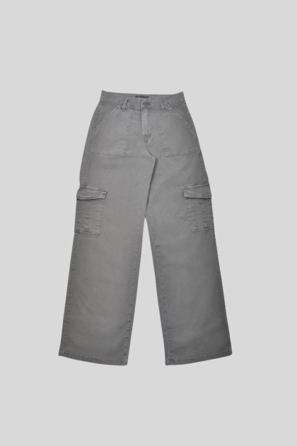 Produto - Calça Voox Wide Leg Cargo Feminina Verde