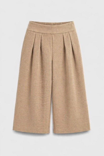 Calça Coccinelle Wide Leg Infantil Feminina Bege Produto Calça Coccinelle Wide Leg Infantil Feminina Bege