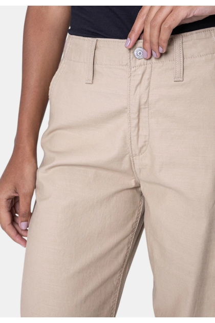 Calça Levis Wide Leg Sarja Feminina Bege Produto Calça Levis Wide Leg Sarja Feminina Bege