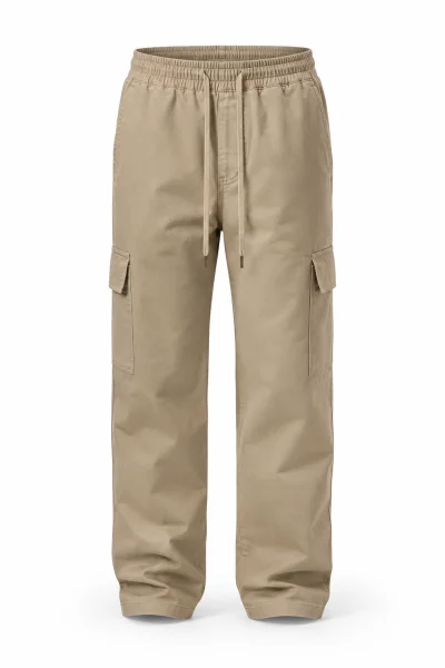 Calça Oznes Sarja Juvenil Masculino Areia Produto Calça Oznes Sarja Juvenil Masculino Areia