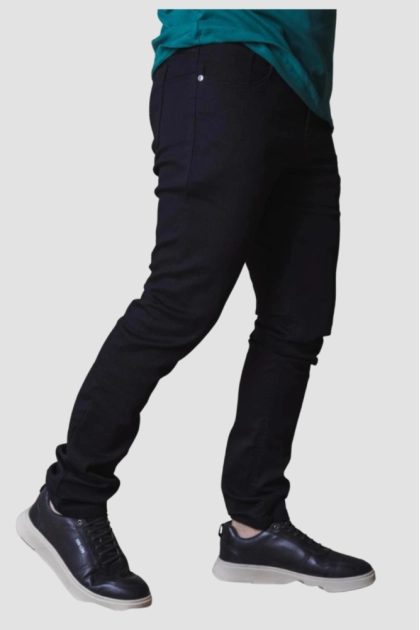 Produto - Calça Pitt Sarja Skinny B Red Masculino Preto 