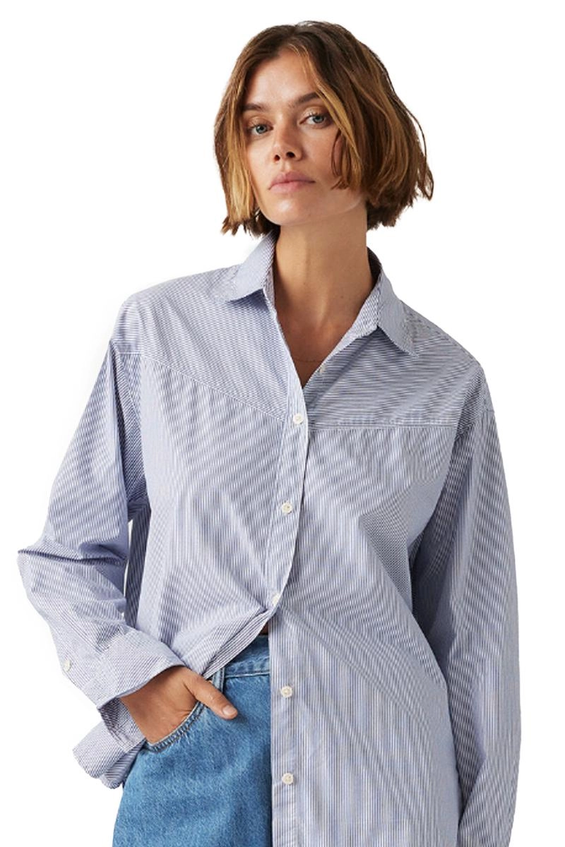 Camisa Levis Listrada Feminina
