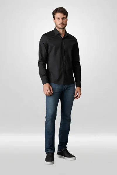Camisa Manga Longa Calvin Klein Masculina Preta Produto Camisa Manga Longa Calvin Klein Masculina Preta