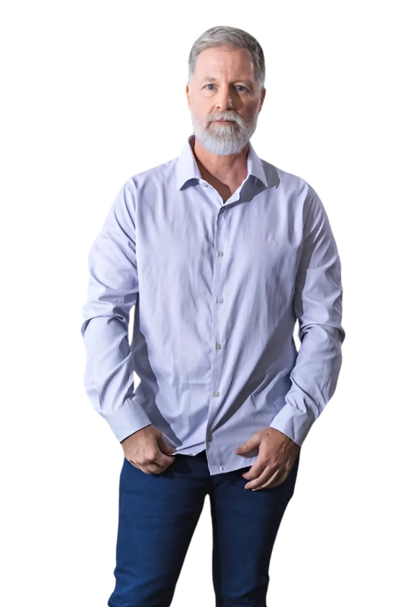 Produto - Camisa Ogochi Manga Longa Masculina Azul 