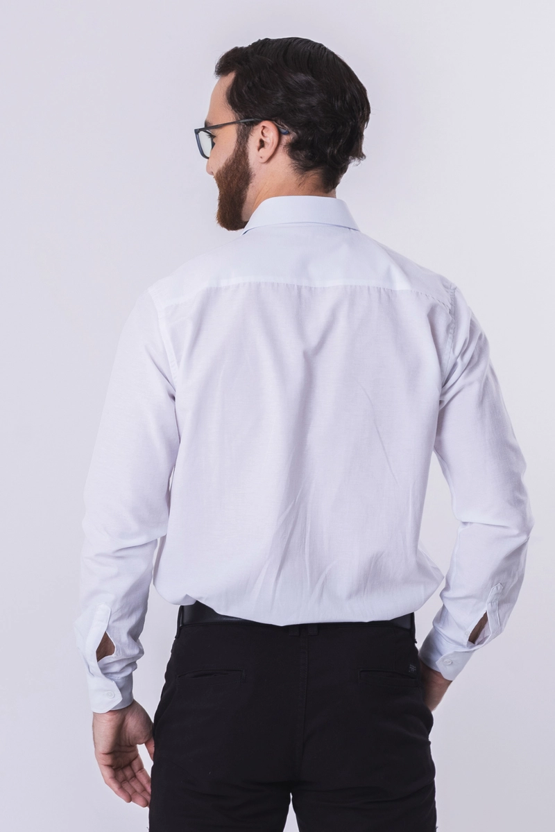 Camisa Ogochi Masculina Manga Longa Branca Produto Camisa Ogochi Masculina Manga Longa Branca