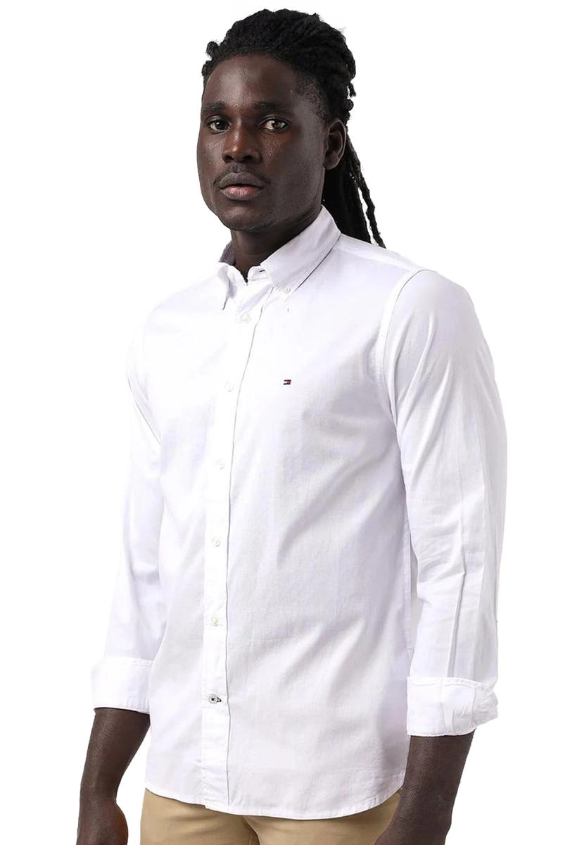 Camisa Tommy Hilfiger Manga Longa Lisa Masculina