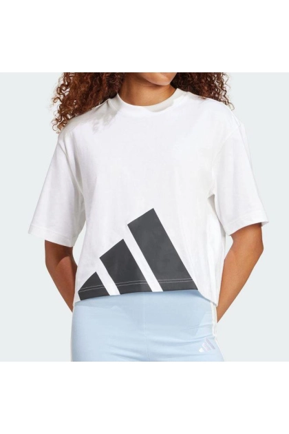 Camiseta Adidas Cropped Big Logo Feminina Branca Produto Camiseta Adidas Cropped Big Logo Feminina Branca
