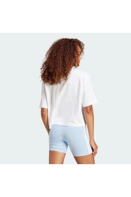 Camiseta Adidas Cropped Big Logo Feminina Branca Produto Camiseta Adidas Cropped Big Logo Feminina Branca