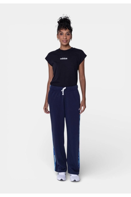 Camiseta Adidas Manga Curta Logo Linear Feminina Preta Produto Camiseta Adidas Manga Curta Logo Linear Feminina Preta