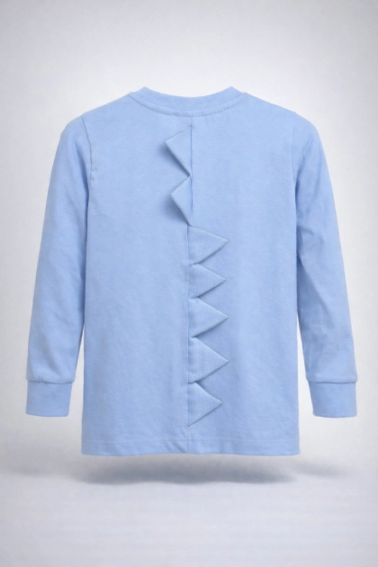 Camiseta By Gus Manga Longa Crocodilo Bebê Masculina Azul Produto Camiseta By Gus Manga Longa Crocodilo Bebê Masculina Azul