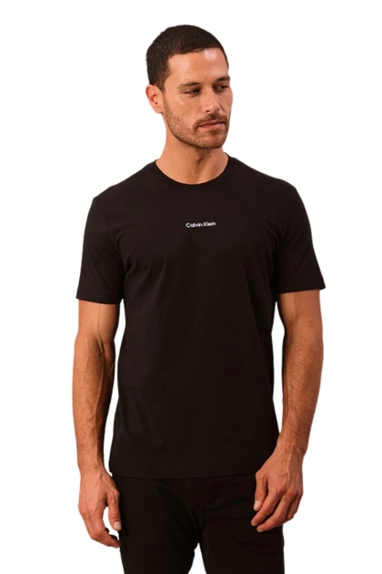 Produto - Camiseta Calvin Klein Manga Curta Masculino Preto 