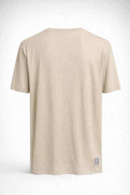 Camiseta DLZ Manga Curta Masculina Bege Produto Camiseta DLZ Manga Curta Masculina Bege