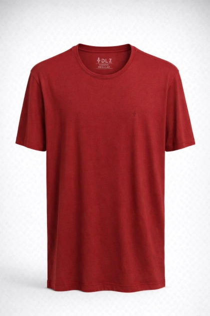 Camiseta DLZ Manga Curta Masculina Bordô Produto Camiseta DLZ Manga Curta Masculina Bordô