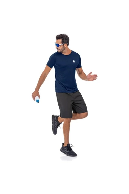Camiseta Endorfina Dry Fit Masculina Marinho Produto Camiseta Endorfina Dry Fit Masculina Marinho