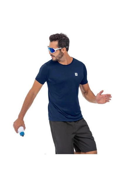 Camiseta Endorfina Dry Fit Masculina Marinho Produto Camiseta Endorfina Dry Fit Masculina Marinho