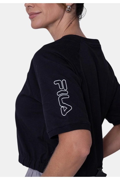 Blusa Fila 3/4 Feminina Preta Produto Blusa Fila 3/4 Feminina Preta