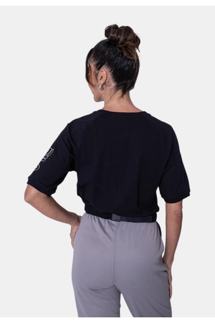 Blusa Fila 3/4 Feminina Preta Produto Blusa Fila 3/4 Feminina Preta