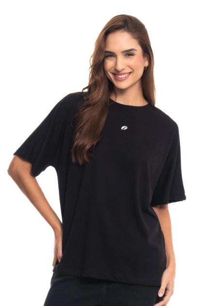 Produto - Camiseta FreeSurf Manga Curta Básica Feminino Preto 