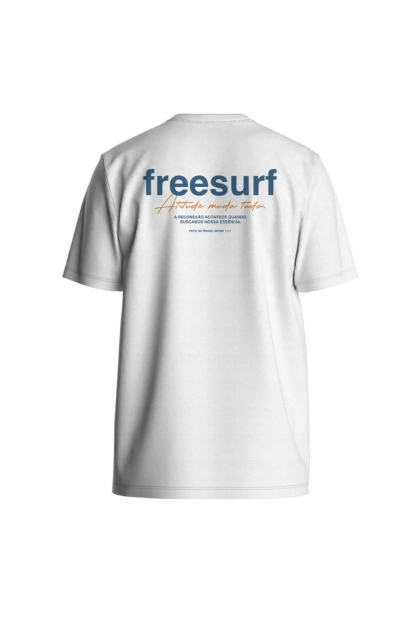 Camiseta FreeSurf Manga Curta Estampado Masculino Branco Produto Camiseta FreeSurf Manga Curta Estampado Masculino Branco