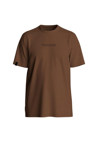 Camiseta FreeSurf Manga Curta Masculino Marrom Produto - Camiseta FreeSurf Manga Curta Masculino Marrom