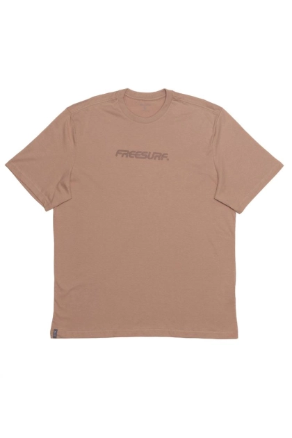 Produto - Camiseta FreeSurf Manga Curta Plus Size logo Masculino Caqui 
