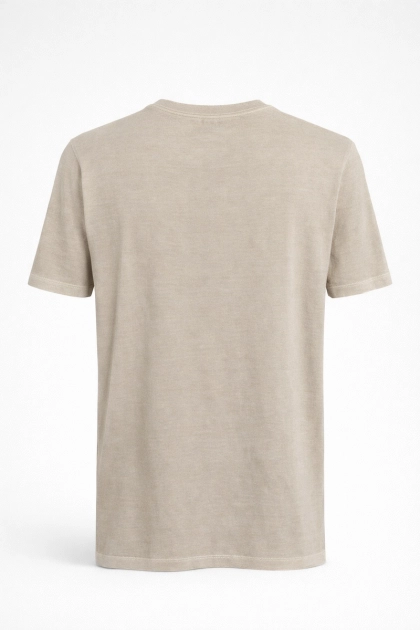 Camiseta Guess Manga Curta Logo Masculina Bege Produto Camiseta Guess Manga Curta Logo Masculina Bege