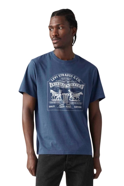 Produto - Camiseta Levis Manga Curta Crewneck Tee Masculino Azul 