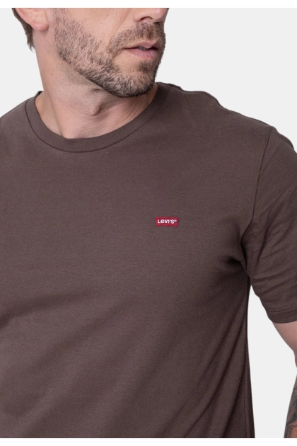 Camiseta Levis Manga Curta Masculina Marrom Produto Camiseta Levis Manga Curta Masculina Marrom