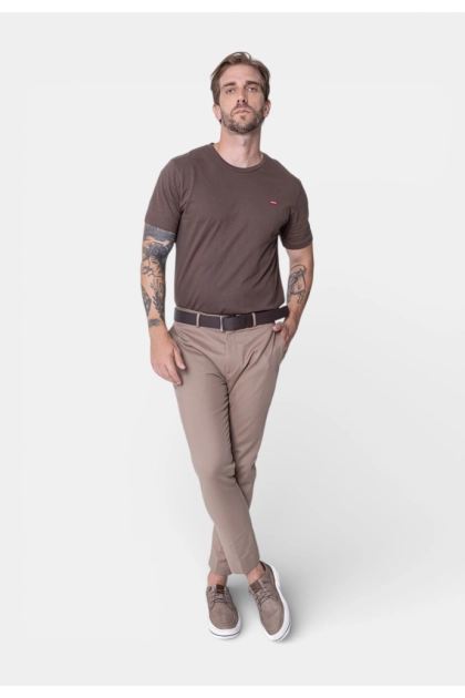 Camiseta Levis Manga Curta Masculina Marrom Produto Camiseta Levis Manga Curta Masculina Marrom