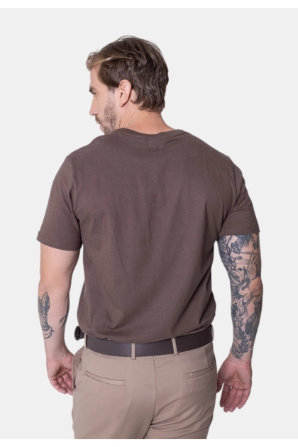 Camiseta Levis Manga Curta Masculina Marrom Produto Camiseta Levis Manga Curta Masculina Marrom