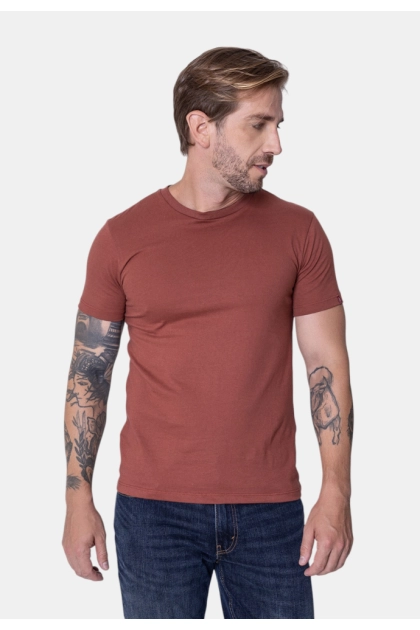 Produto - Camiseta Levis Slim Tab Masculina Terracota