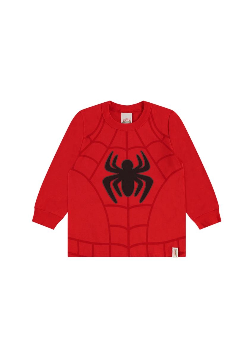Camiseta Malwee Manga Longa Infantil Masculina