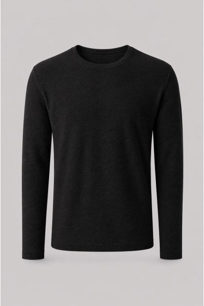 Camiseta Malwee Manga Longa Malhão Masculina Preta Produto Camiseta Malwee Manga Longa Malhão Masculina Preta