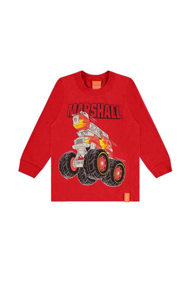 Camiseta Malwee Patrulha Canina Infantil Masculina