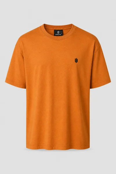 Camiseta Masculina Basica Brook Sthill Ocre Produto Camiseta Masculina Basica Brook Sthill Ocre