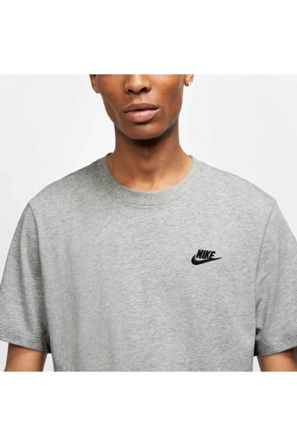 Camiseta Nike Club Masculina Cinza Produto Camiseta Nike Club Masculina Cinza