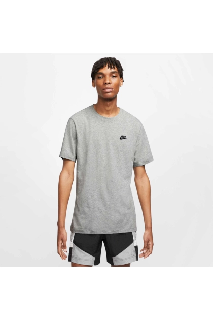 Camiseta Nike Club Masculina Cinza Produto Camiseta Nike Club Masculina Cinza