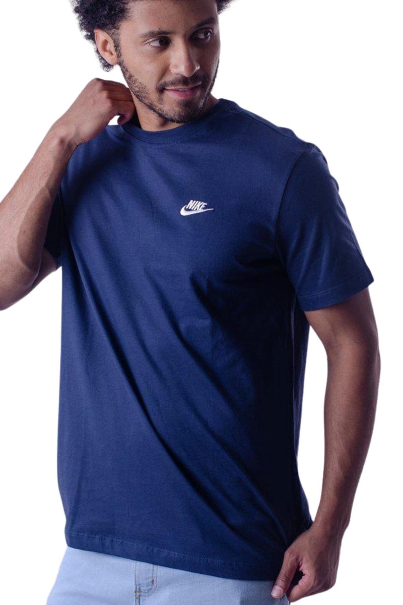Camiseta Nike Club Masculina Marinho
