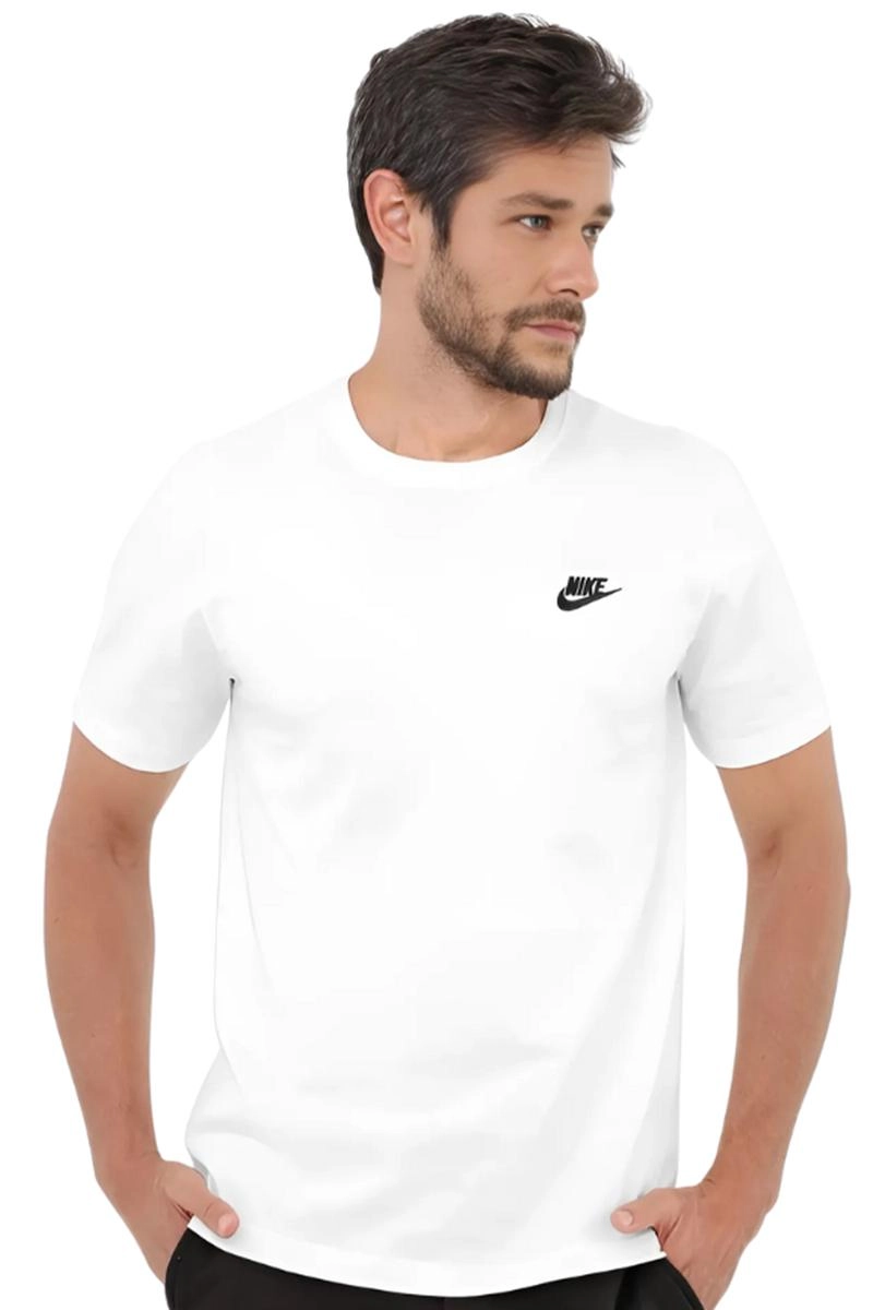 Camiseta Nike Club Sportswear Masculina Branca