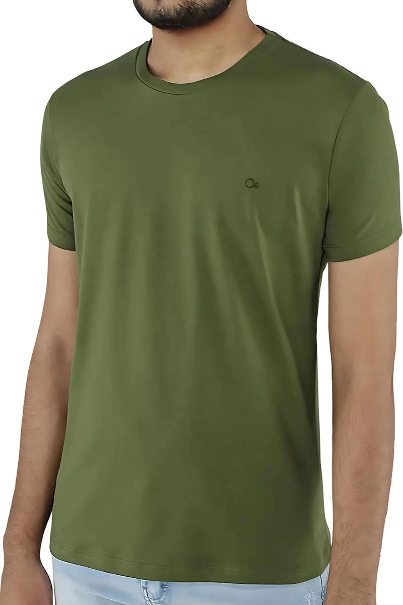 Produto - Camiseta Ogochi Básica Masculina Verde Musgo 