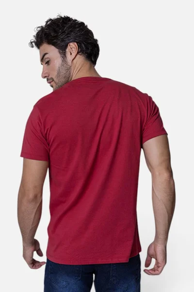 Camiseta Ogochi Manga Curta Basic Masculino Vermelho Produto Camiseta Ogochi Manga Curta Basic Masculino Vermelho