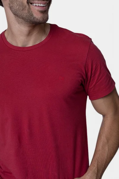 Camiseta Ogochi Manga Curta Basic Masculino Vermelho Produto Camiseta Ogochi Manga Curta Basic Masculino Vermelho