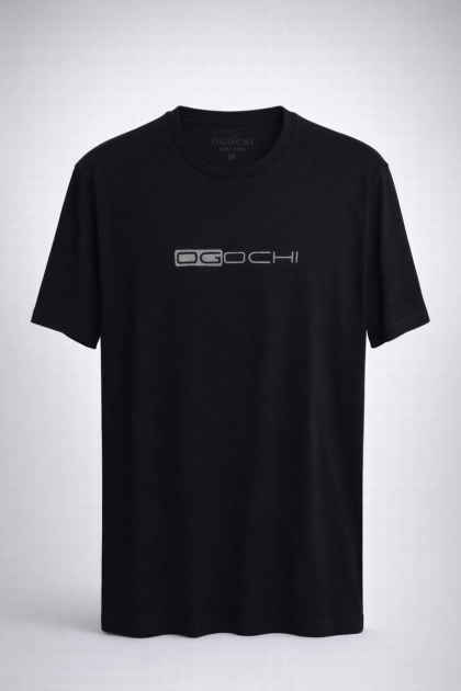 Camiseta Ogochi Manga Curta Masculina Preta Produto Camiseta Ogochi Manga Curta Masculina Preta